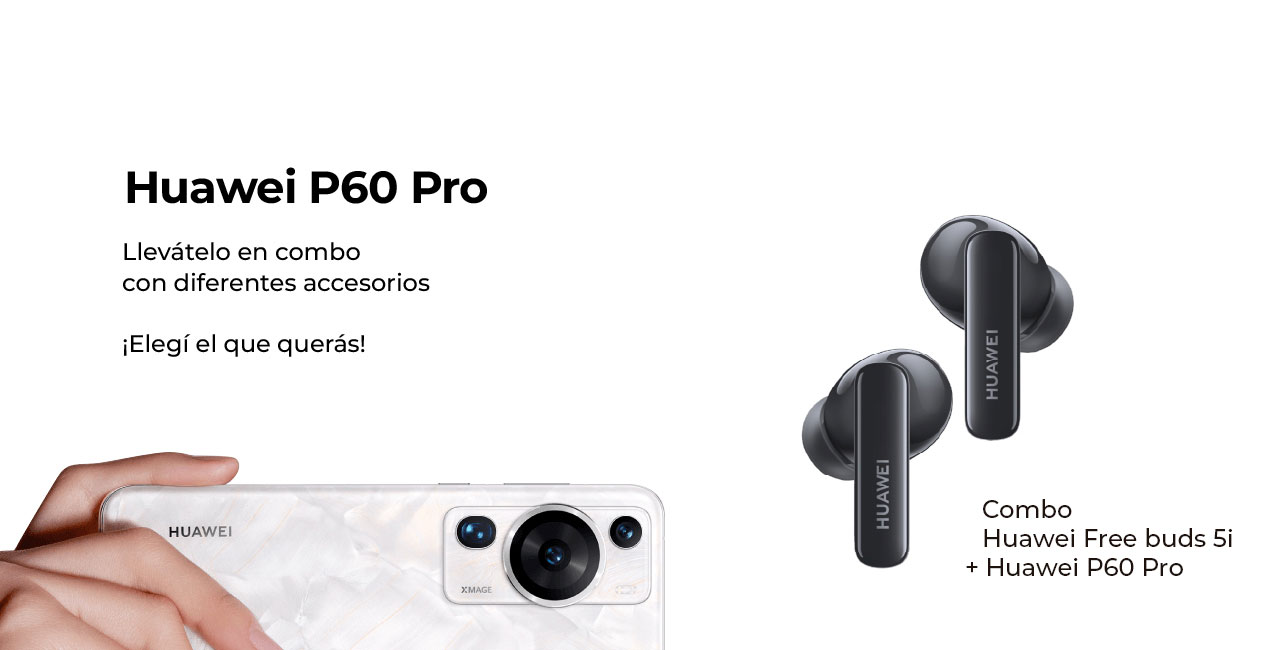 Combo Huawei FreeBuds 5i + Huawei P60 Pro