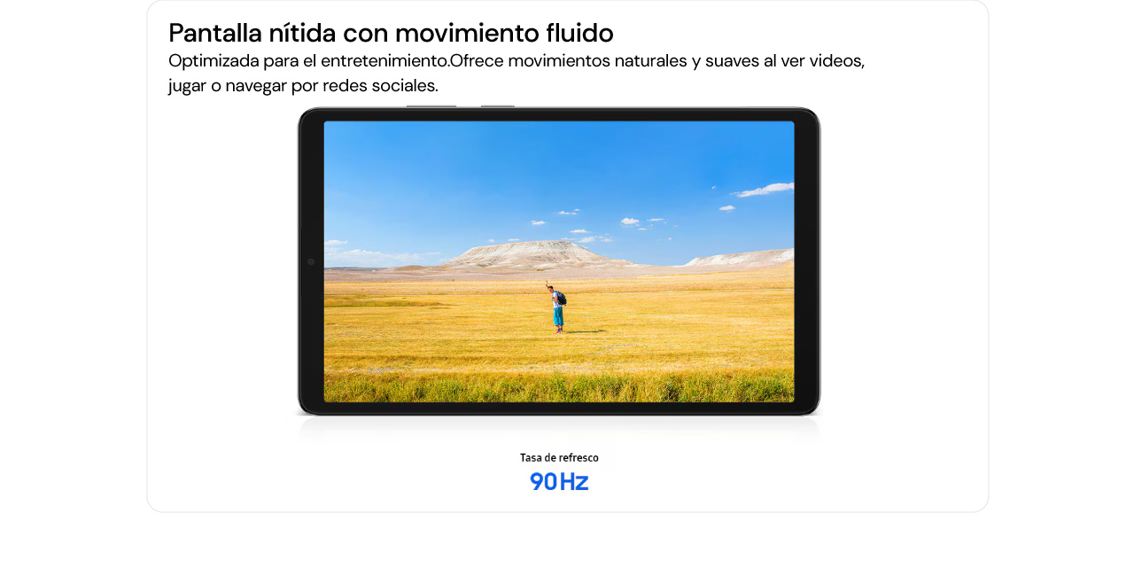 Pantalla nítida con movimiento fluido