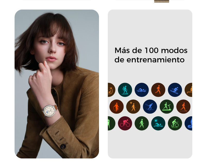 Más de 100 modos de entrenamiento 