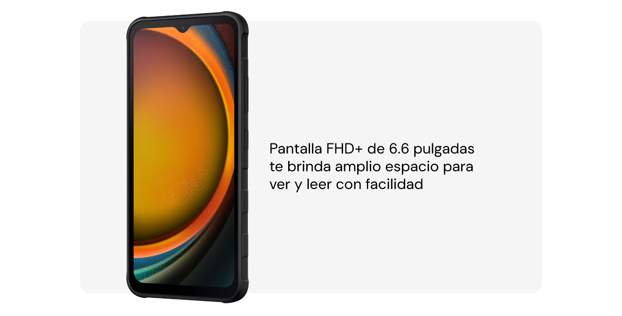 Samsung Galaxy XCover 7 con pantalla FHD+ de 6.6 pulgadas