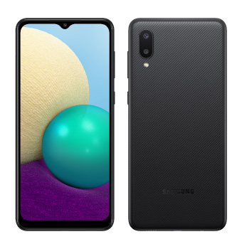 Samsung A02 disponible en varios colores