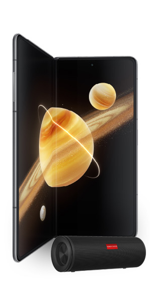 HONOR Magic V3 vista lateral con regalo