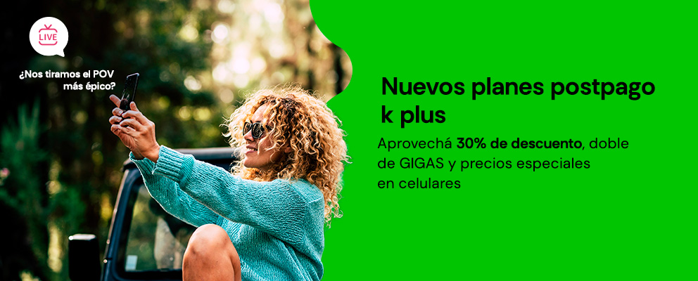 Nuevos planes kölbi postpago con + beneficios: 30% de descuento, doble de gigas, apps ilimitadas y más