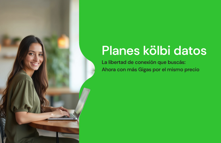 Esta Navidad podés regalar más. Más Gigas y más velocidad con tu plan kölbi datos 