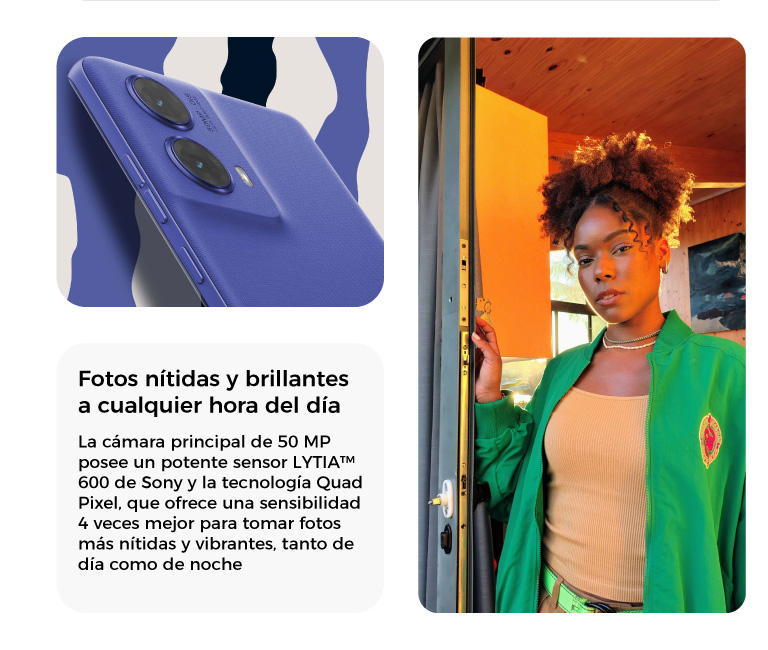 Fotos nítidas y brillantes a cualquier hora del día