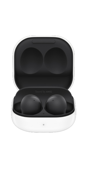 Samsung Galaxy Buds 2 vista frontal en su caja