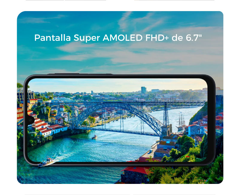 Pantalla súper AMOLED FHD+ de 6.7
