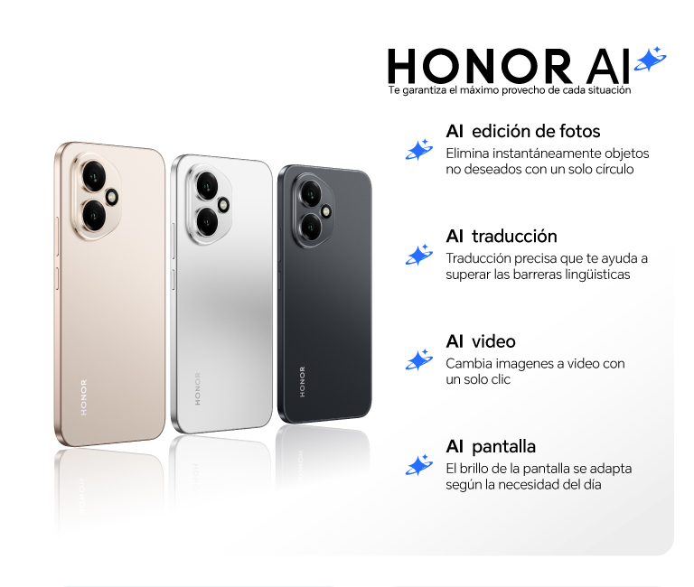 HONOR AI, edita con inteligencia artificial