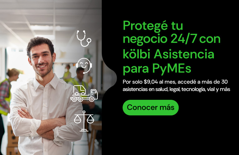 Protegé tu negocio 24/7 con kölbi Asistencia para PyMEs