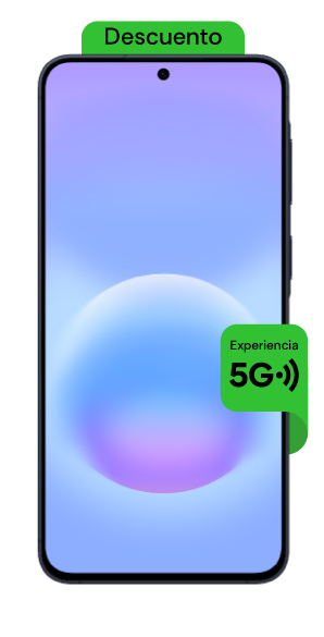 Samsung Galaxy A57 5G vista frontal