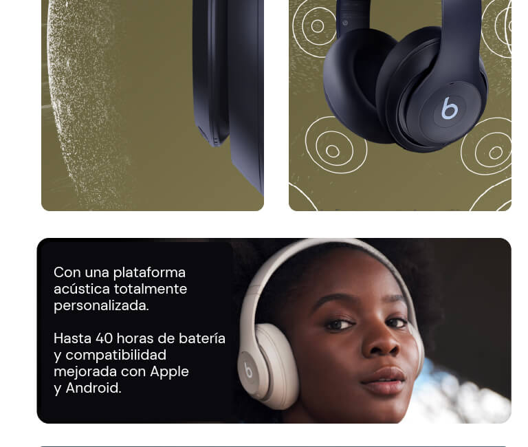 Beats Studio Pro, con hasta 40 horas de batería