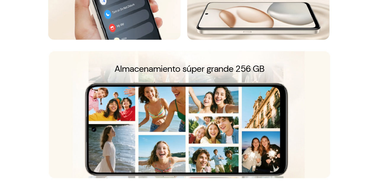 Almacenamiento súper grande 256GB