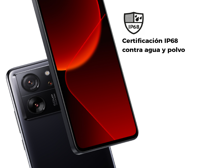 Certificación IP68 contra agua y polvo