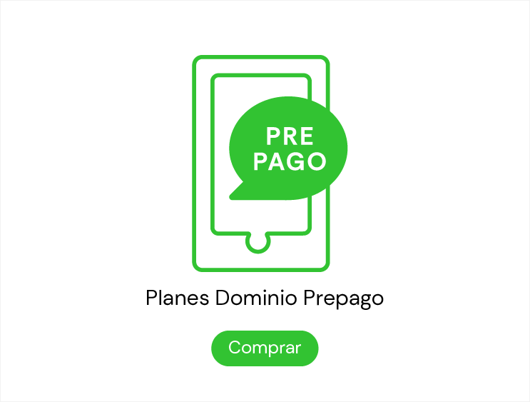 Accedé acá y activá tu plan Dominio prepago