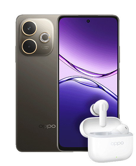 OPPO A5 Pro vista frontal y trasera
