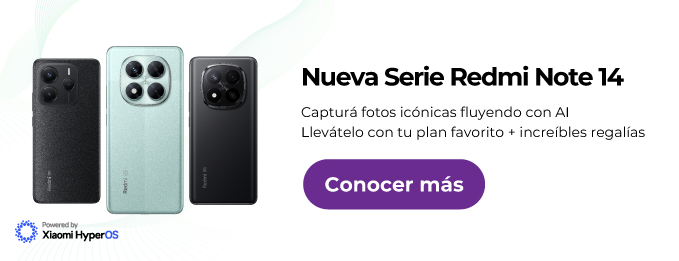 Nueva Serie Redmi Note 14: capturá fotos icónicas fluyendo con AI