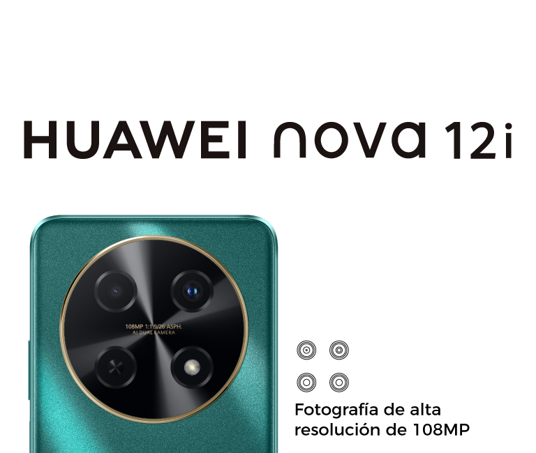 Huawei nova 12i para fotos de alta resolución de 108MP