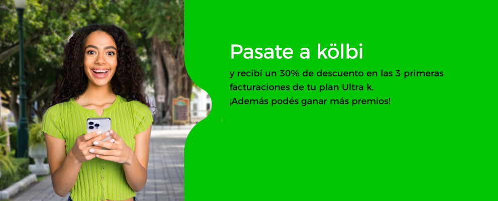 Pasate a kölbi, escogé la mejor red, obtené más beneficios y acceso a la mayor cobertura