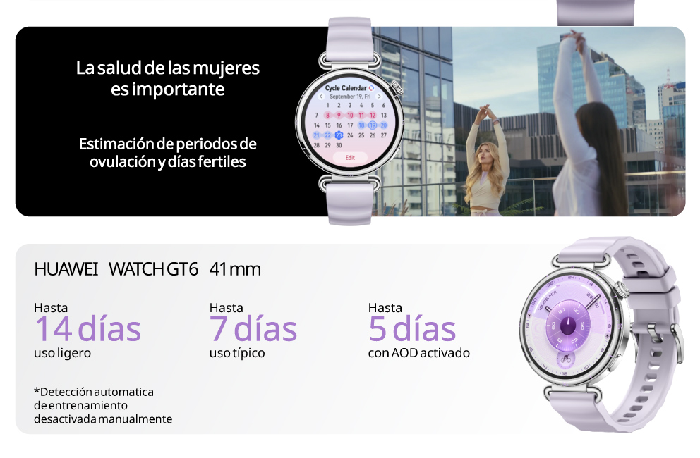 Más de 100 modos de entrenamiento