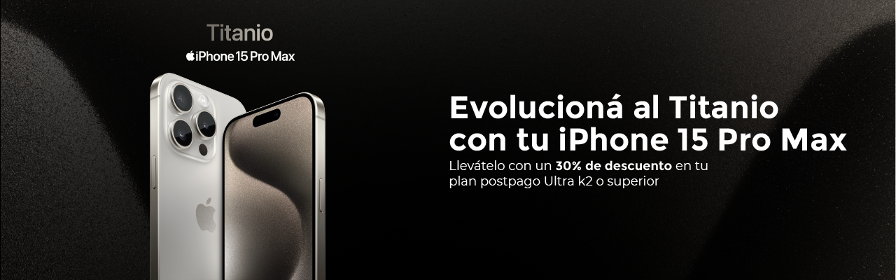 Evolucioná al Titanio con tu iPhone 15 Pro Max