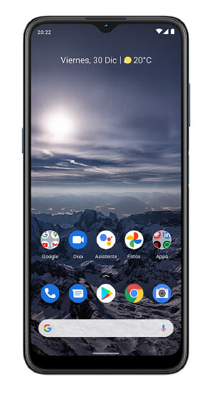 Nokia G21 vista frontal