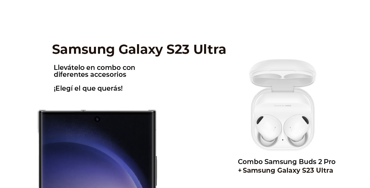 Combo Samsung BUds 2 Pro + Samsung S23 Ultra