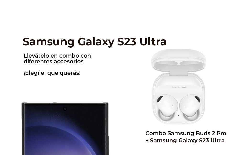Combo Samsung BUds 2 Pro + Samsung Galaxy S23 Ultra