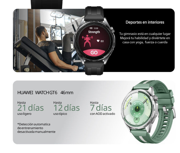 Más de 100 modos de entrenamiento 