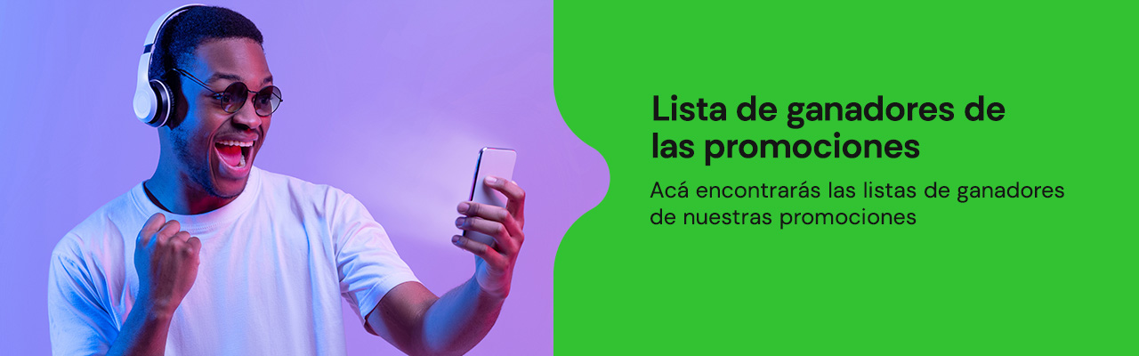 Lista de Ganadores