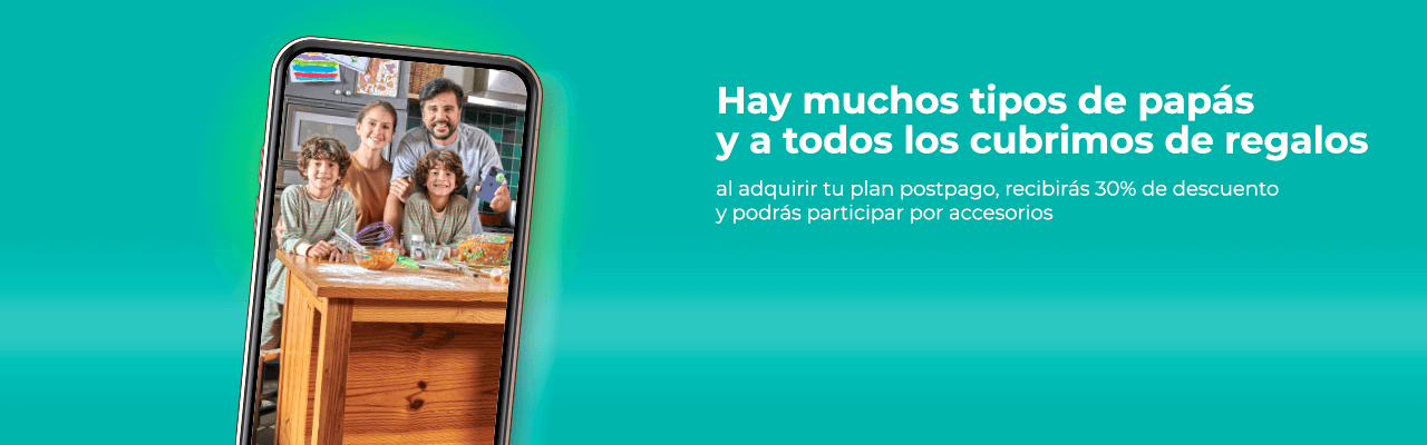 Este Día del Padre al adquirir un plan kölbi postpago obtendrás grandes beneficios