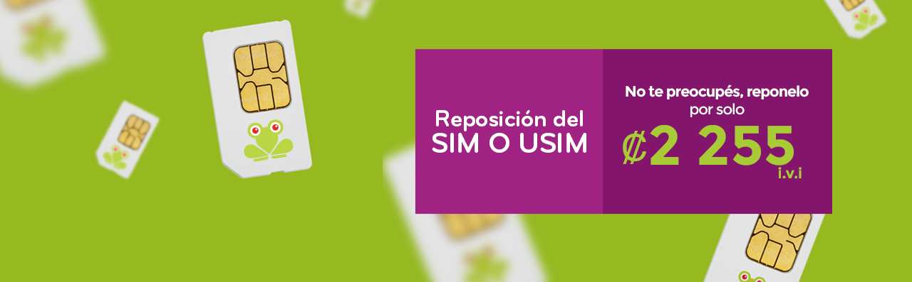 Reposición del SIM o USIM
