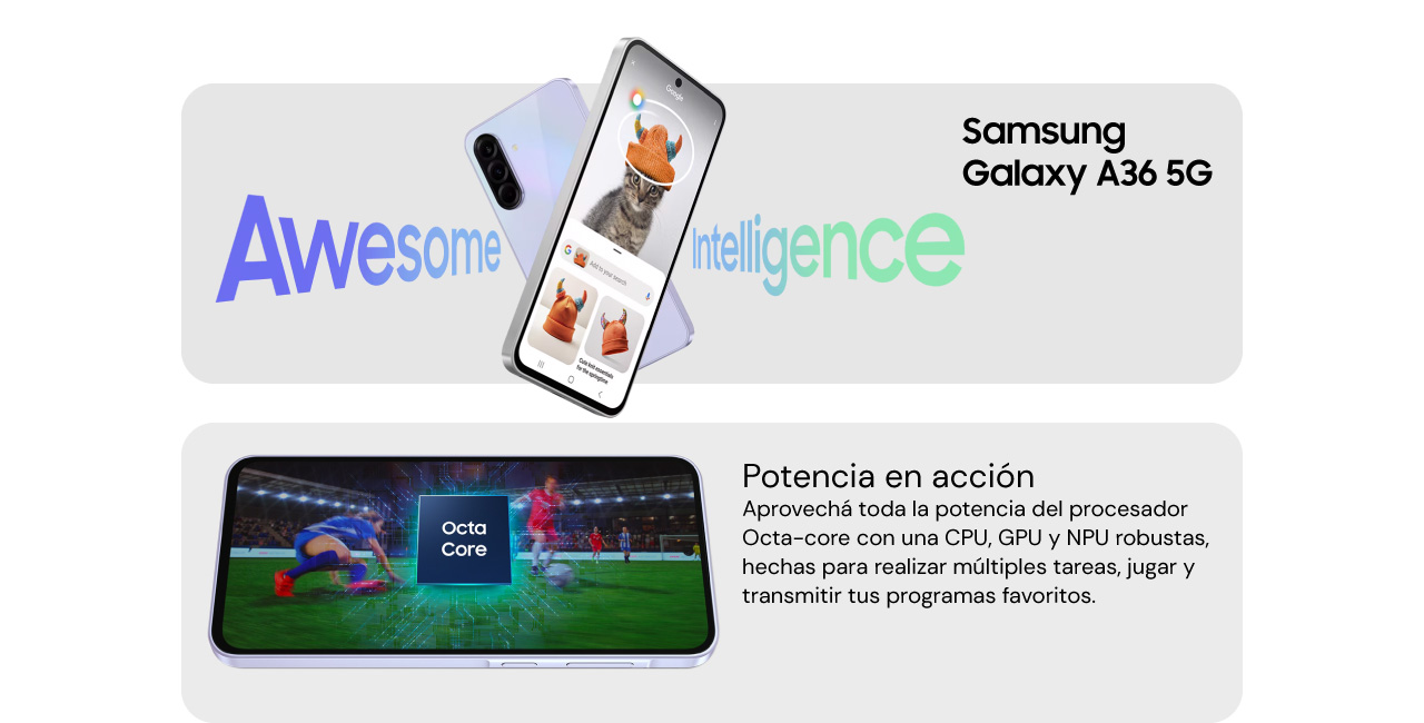 Samsung Galaxy A36: potencia en acción