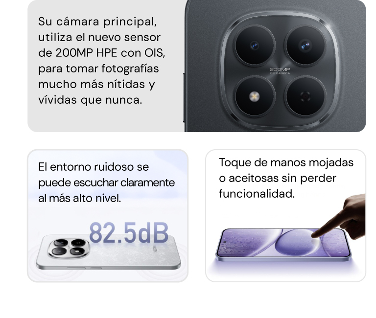 Su cámara principal, utiliza el nuevo sensor de 200MP HPE con OIS