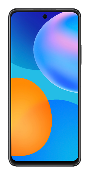 Huawei Y7a vista frontal. Llevame a paguitos sin intereses, con 1 giga de internet gratis por un año.