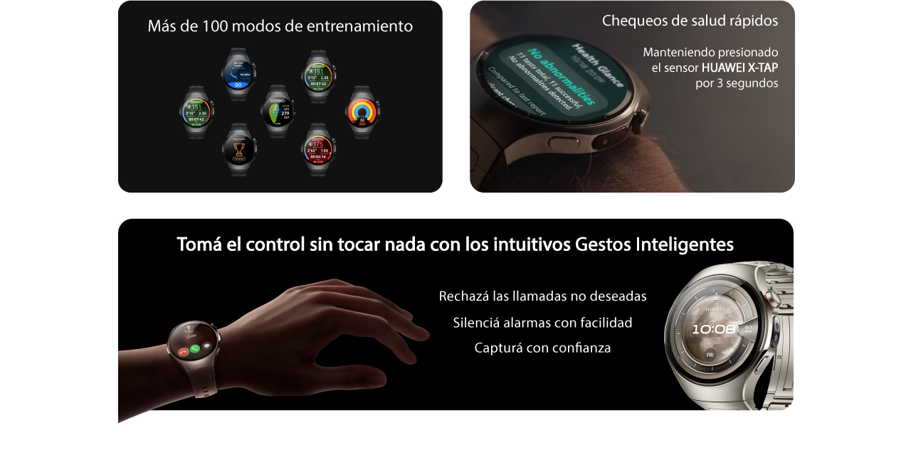 Más de 100 modos de entrenamiento