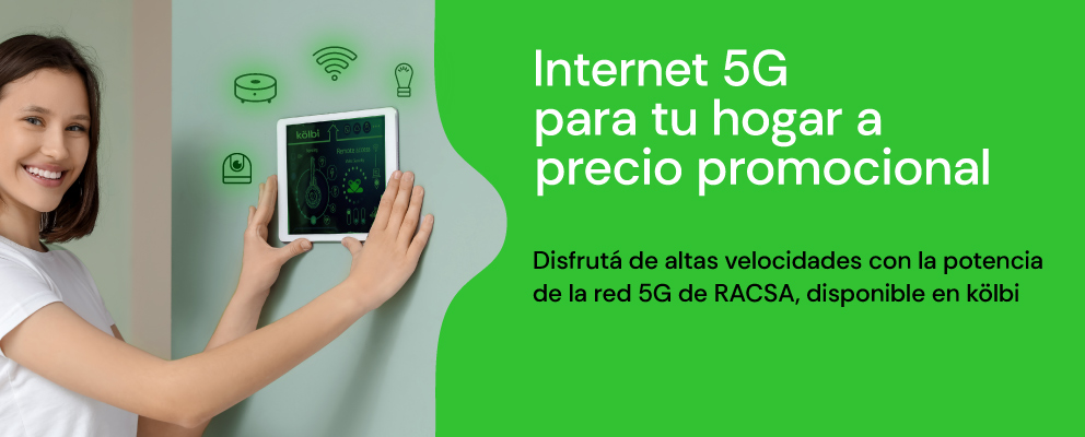 Internet 5G para tu hogar a precio promocional, aprovechá y contratalo