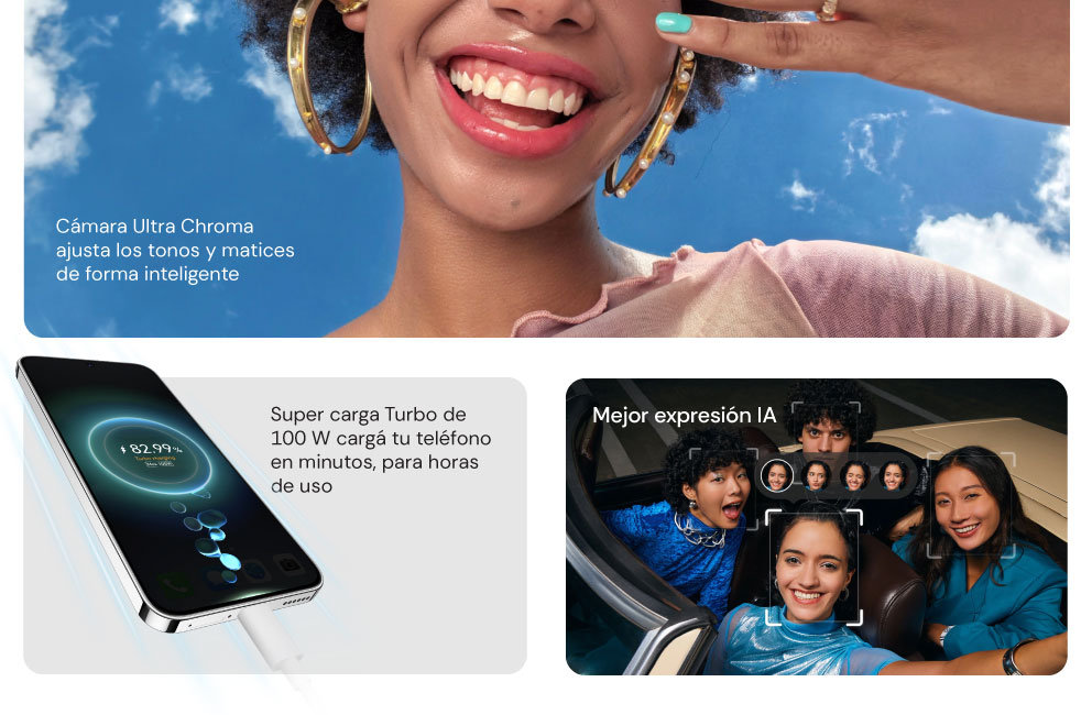 Cámara Ultra Chroma: ajusta los tonos y matices de forma inteligente