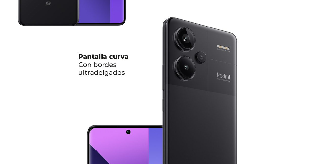 Pantalla curva con bordes ultradelgados