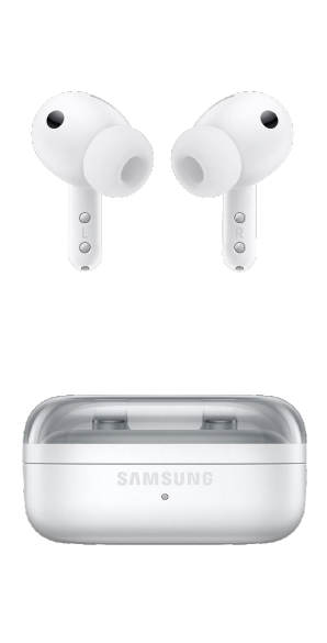 Samsung Galaxy Buds 3 vista frontal y trasera