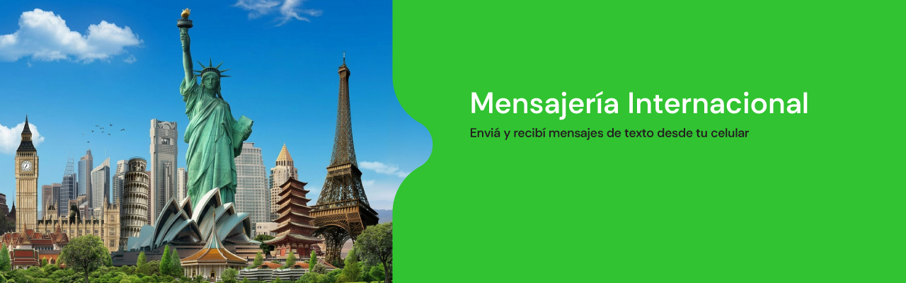 Mensajería Internacional, envía y recibí mensajes de texto desde tu celular