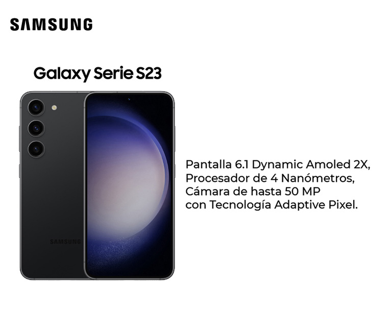 Samsung Galaxy S23, pantalla 6.1" Dynamic Amoled