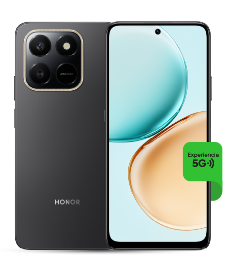 Honor X7d vista frontal y trasera