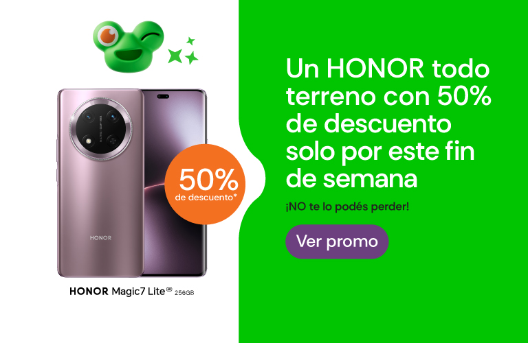 Un HONOR todo terreno con 50% de descuento solo por este fin de semana
