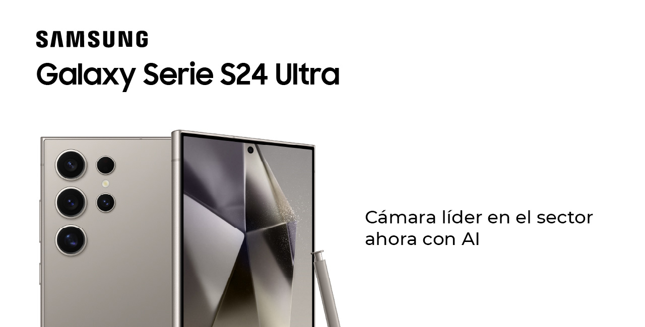 Samsung Galaxy S24 ultra vista trasera con garantía extendida de 2 años