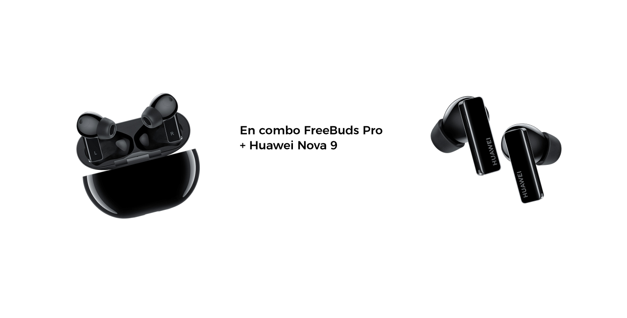 En combo FreeBuds Pro + Huawei Nova 9