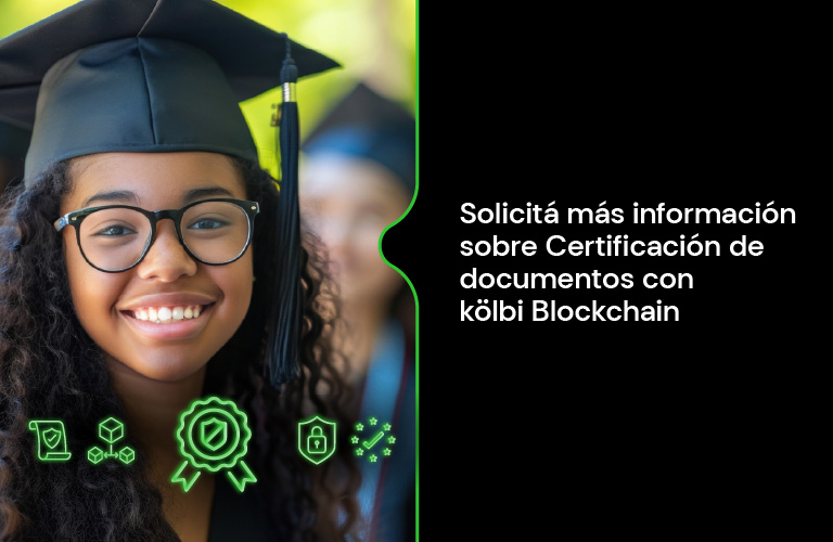 Solicitá más información sobre Certificación de documentos con Blockchain