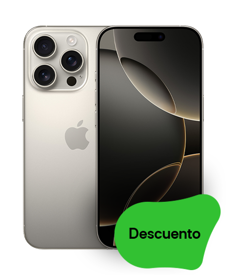 iPhone 16 vista frontal y trasera