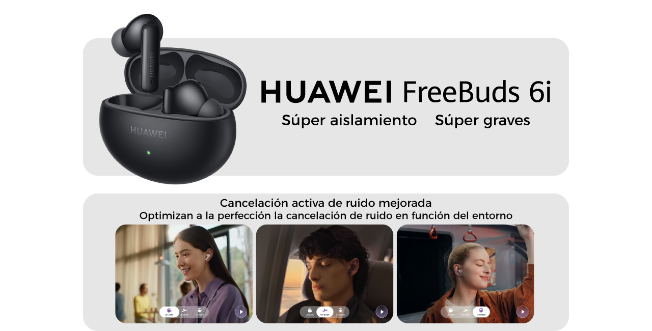 Cancelación activa de ruido mejorada