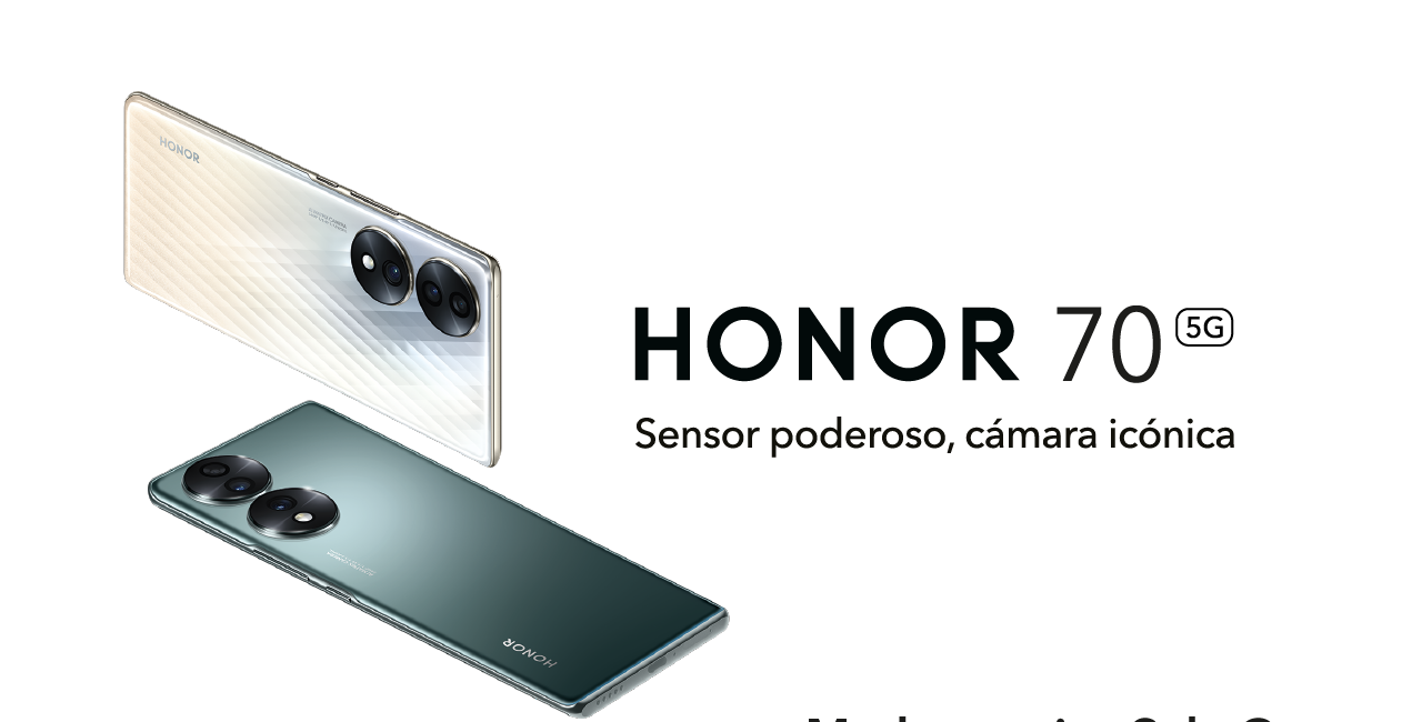 HONOR 70: sensor poderoso, cámara icónica