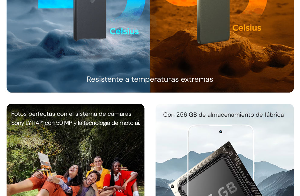 Fotos nítidas y brillantes a cualquier hora del día